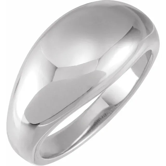 Continuum Sterling Silver 10 mm Dome Ring